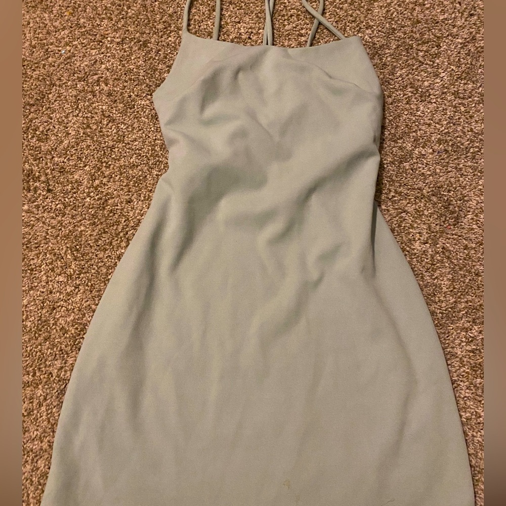 Teal homecoming dress